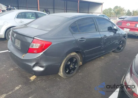 2012 Honda Civic Lx from USA, damaged, VIN 2HGFB2F57CH558173